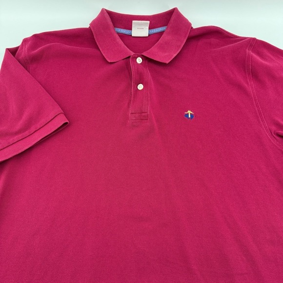 Brooks Brothers Other - Brooks Brothers 346 Performance Polo Shirt Mens Large Berry Pink Cotton Pique